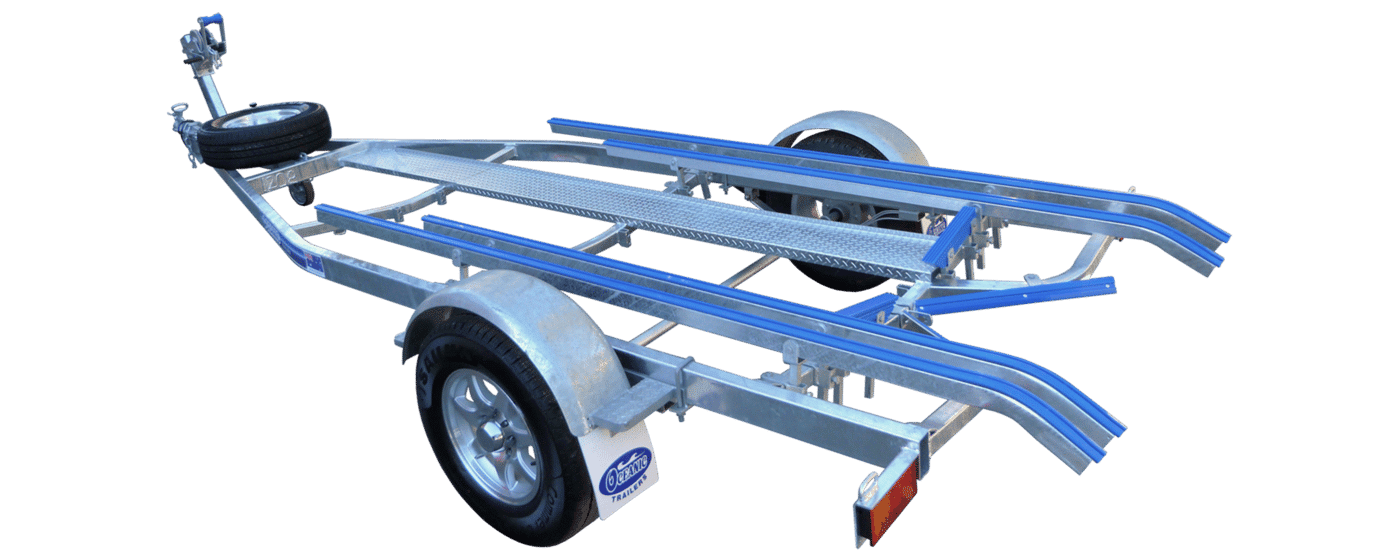 CUSTOM TSL4.5 DOUBLE SKIDS AND WALKWAY Oceanic Trailers